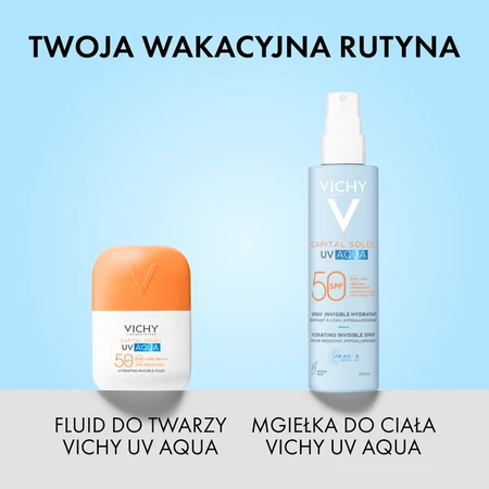 Vichy Capital Soleil, fluide hydratant SPF50 PA+++, 50 ml
