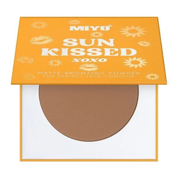 MIYO Sun Kissed Powder, mattes Bronzing-Puder, 02 Chilly Bronze, 10 g
