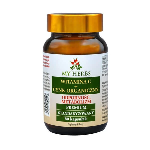 My Herbs Vitamin C + Bio-Zink, Kapseln, 80 Stk