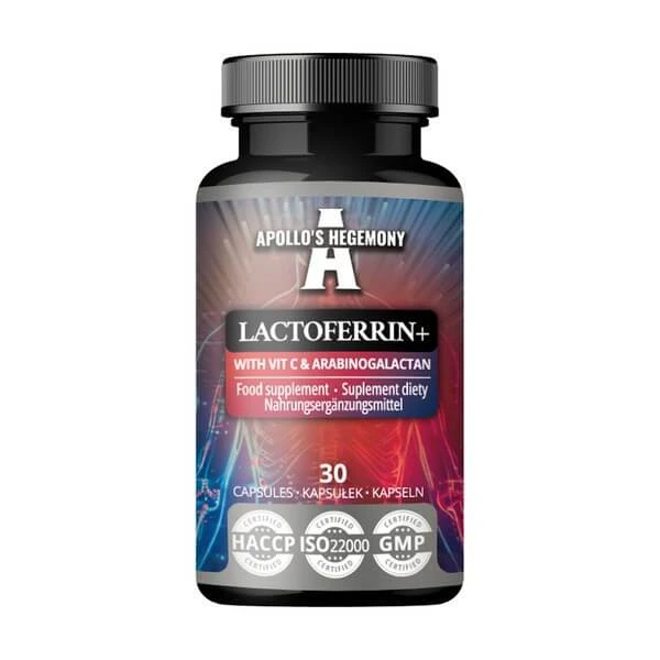 Apollo's Hegemony Lactoferrin+, Kapseln, 30 Stk