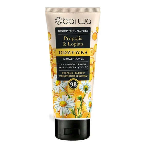 Barwa Receptury Natury, Stärkende Spülung, Propolis & Klette, 200 ml