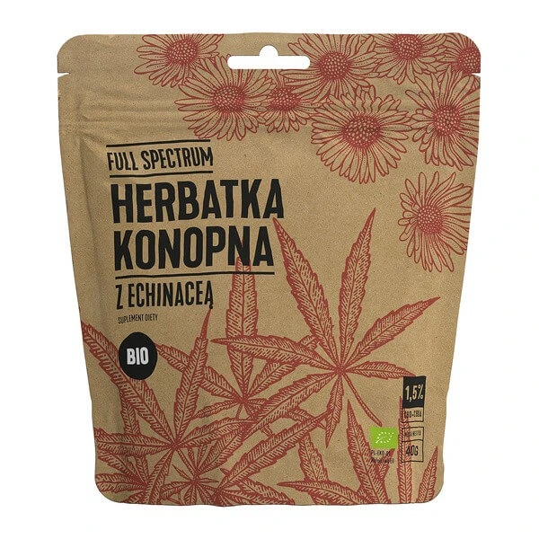Full Spectrum, Bio-Hanf-Tee mit Echinacea, getrocknet, 40 g