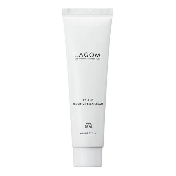 Lagom Cellus Sensitive Cica Cream, Feuchtigkeitscreme, empfindliche und trockene Haut, 60 ml