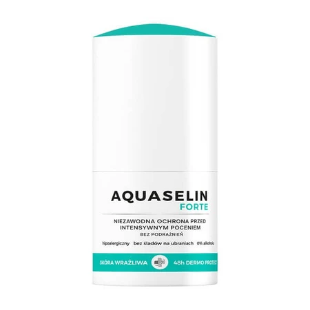Aquaselin Forte, Antitranspirant gegen starkes Schwitzen für empfindliche Haut, 50 ml