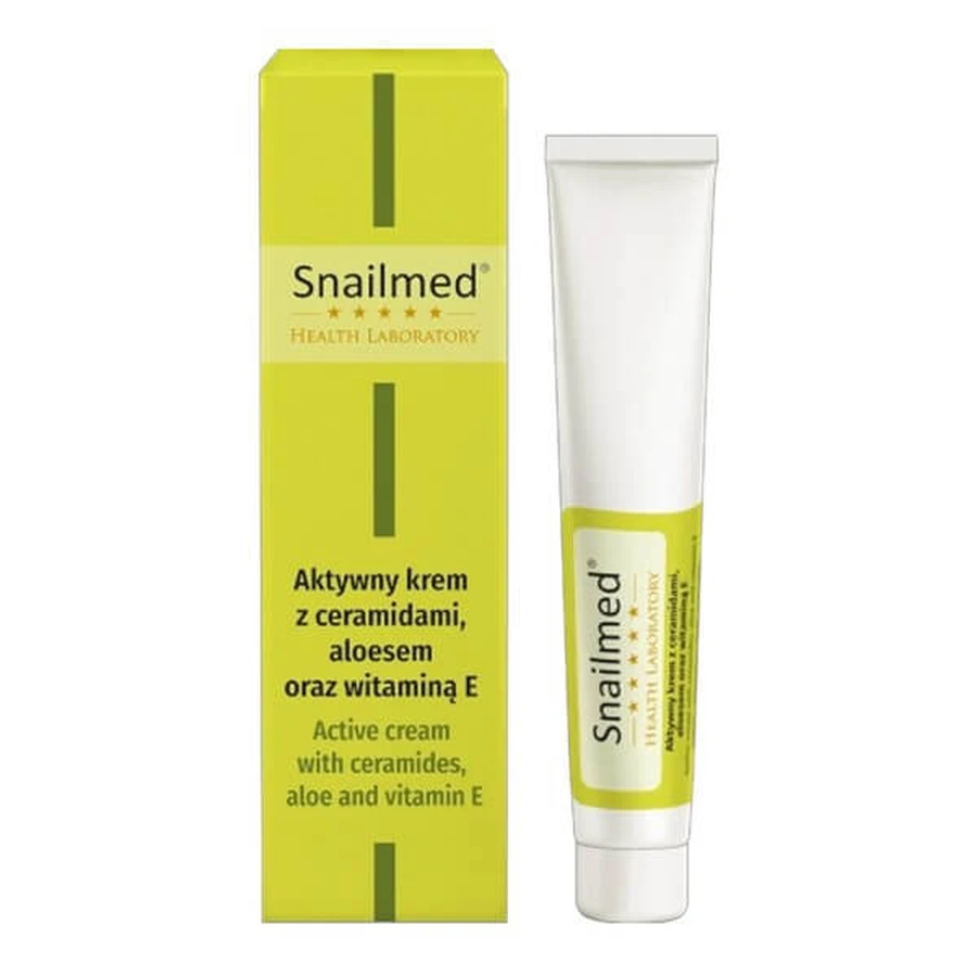 Snailmed, Augencreme mit Ceramiden, Aloe vera und Octadecansäure, 25 ml