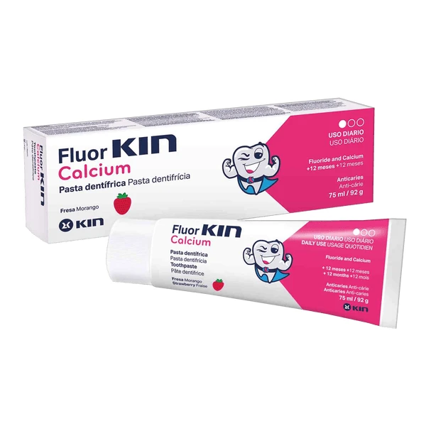 FluorKIN Calcium, Zahnpasta für Kinder, 75 ml