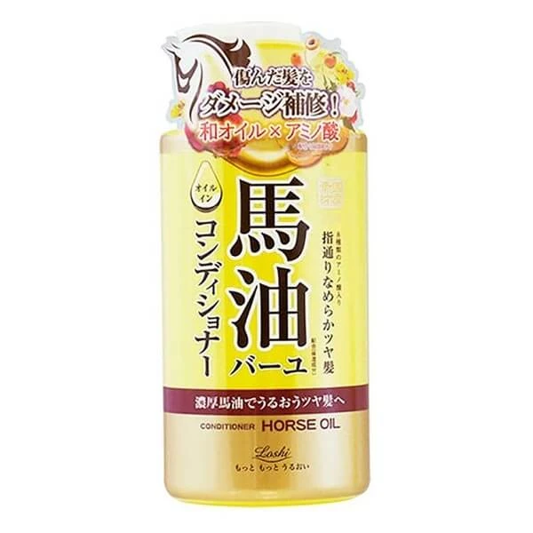Loshi Moist Aid Oil In Conditioner BN, Pferdeöl-Haarspülung, 450 ml