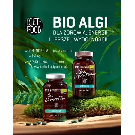 Diet-Food Bio Spirulina, tablete, 375 buc.