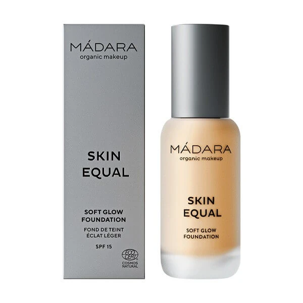 Madara Skin Equal, Soft Glow Foundation SPF15, Grundierung, Sand 40, 30 ml