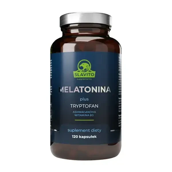 Slavito, Melatonin plus Tryptophan, Kapseln, 120 Stück
