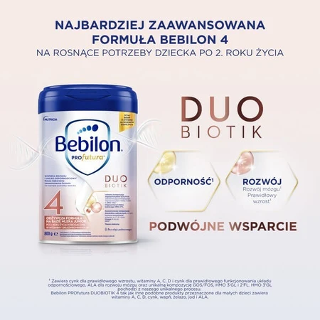 Set de 2 x Bebilon PROfutura DUOBIOTIK 4 + Bioderma Atoderm Intensive baume