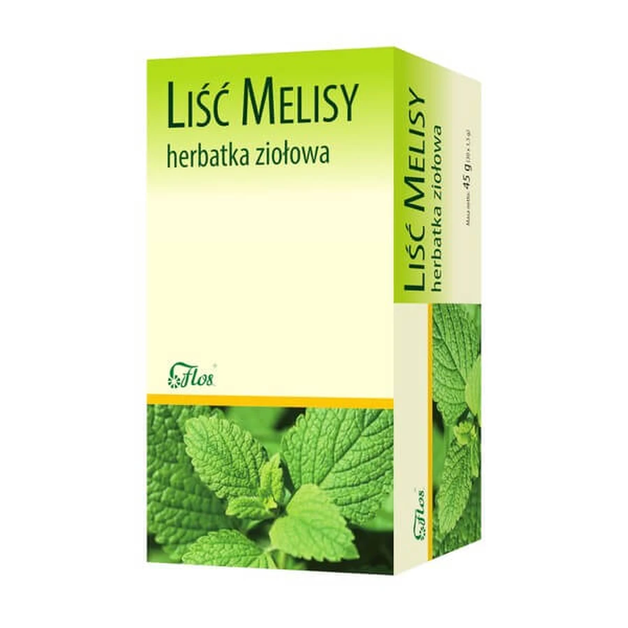 Flos, Mélisse, feuille, tisane, 30 x 1,5 g