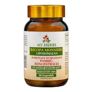 My Herbs Bacopa Monnieri Liposomal, capsules, 60 pcs.