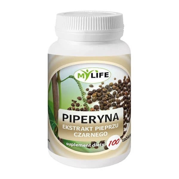 MyLife Piperin Schwarzer Pfefferextrakt, Tabletten, 100 Stück