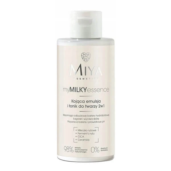 Miya Cosmetics myMILKYessence, beruhigende Emulsion und Gesichtswasser 2-in-1, 150 ml