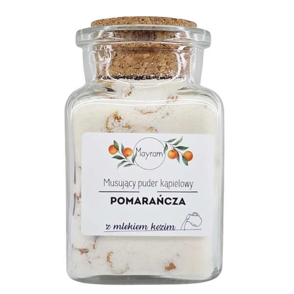 Mayram, sprudelndes Badepulver, Orange, 130 g