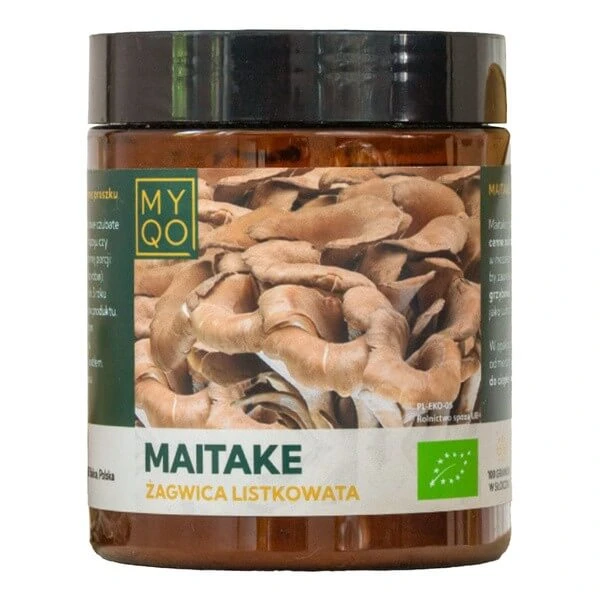 MYQO BIO Maitake Blattgrünes Segelkraut, Pulver, 100 g