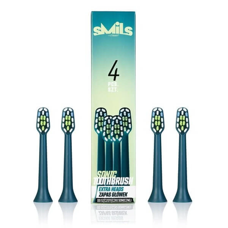 Vitammy, Smils Deep Water vârfuri periuță de dinți sonică, 4 buc.