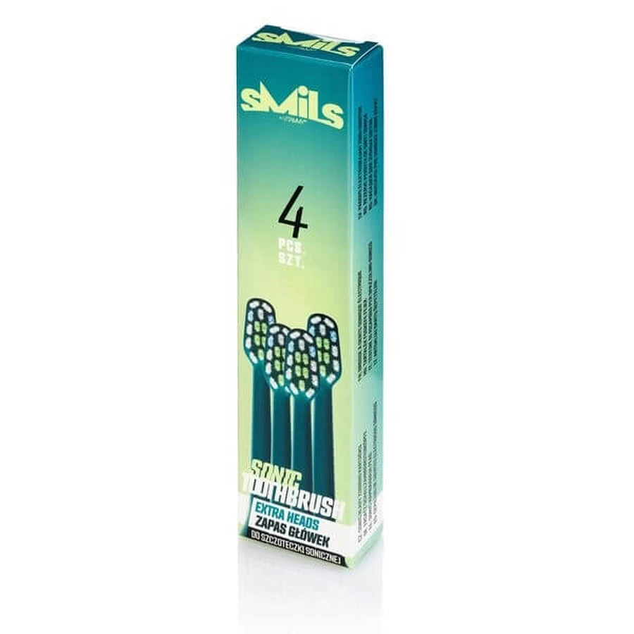 Vitammy, Smils Deep Water vârfuri periuță de dinți sonică, 4 buc.