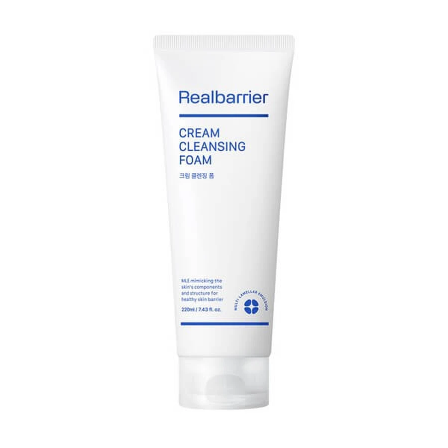 Real Barrier, espuma limpiadora hidratante con ceramidas, 220 ml