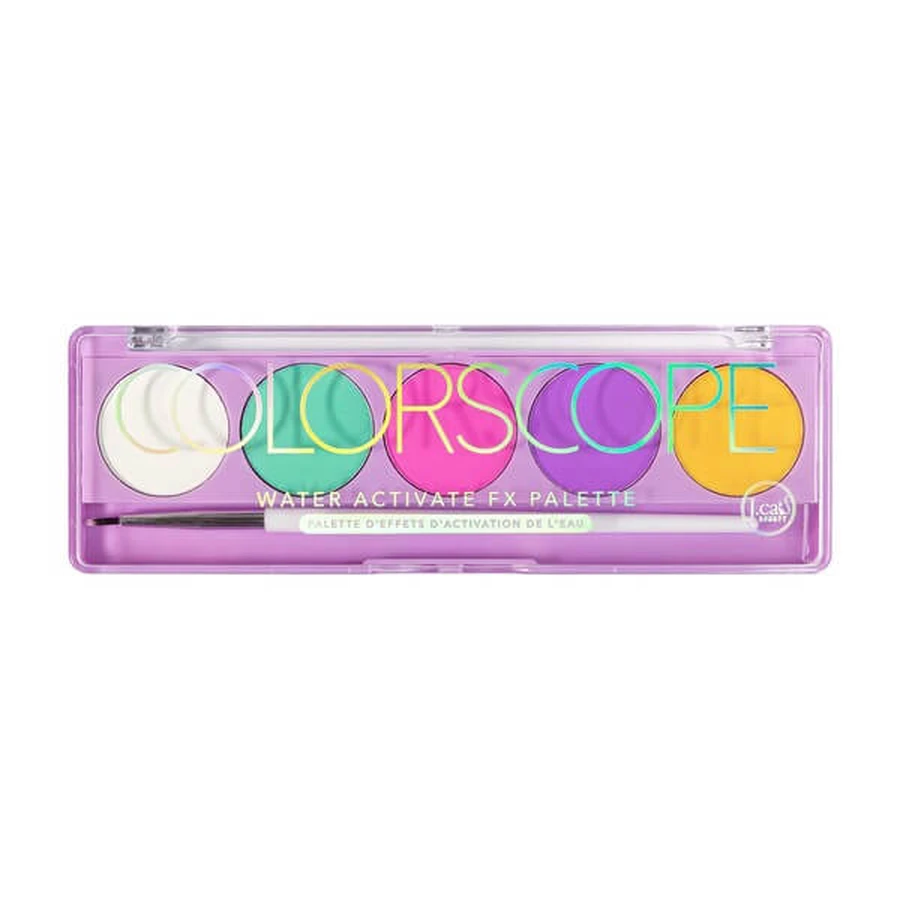 J.Cat Beauty ColorScope Water Activate FX Palette 102, paleta de delineadores activados por agua, 5 g.