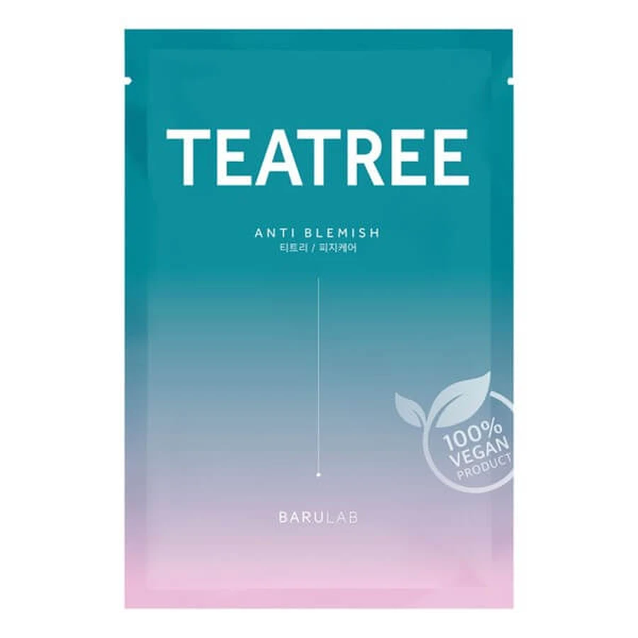 Barulab Tea Tree, maska w płacie z drzewem herbacianym, 23 g: ceny i cechy
