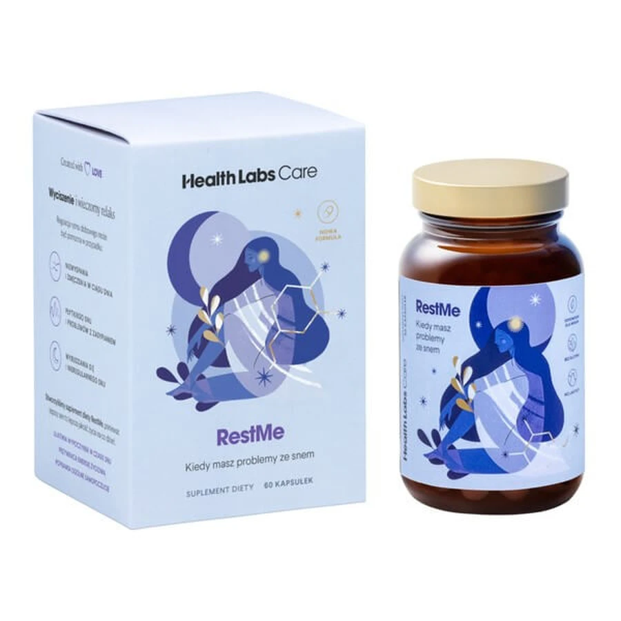 Health Labs RestMe, capsule, 60 pezzi.