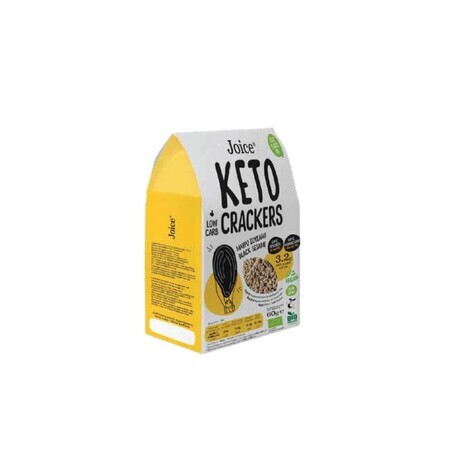 Gustare BIO Keto Cracker cu Susan Negru 60g