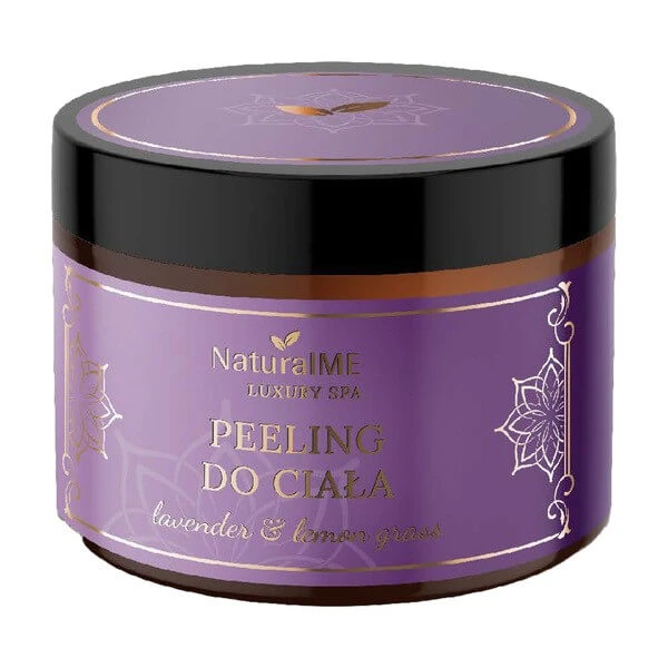 NaturalME Luxury SPA, Zucker-Körperpeeling, Lavendel & Zitronengras, 200 ml
