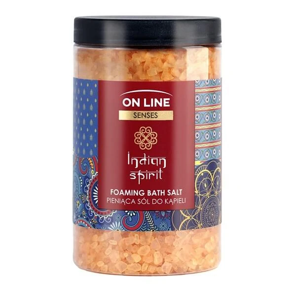 On Line Senses Indian Spirit, schäumendes Badesalz, 480 g