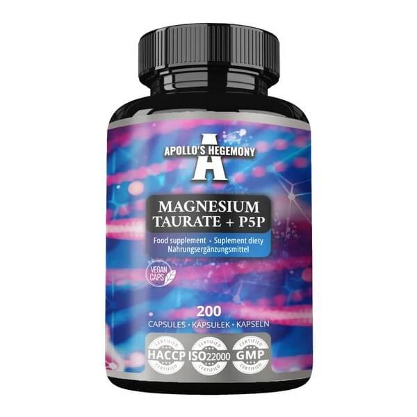 Apollo's Hegemony Magnesium Taurat + P5P, Kapseln, 200 Stk