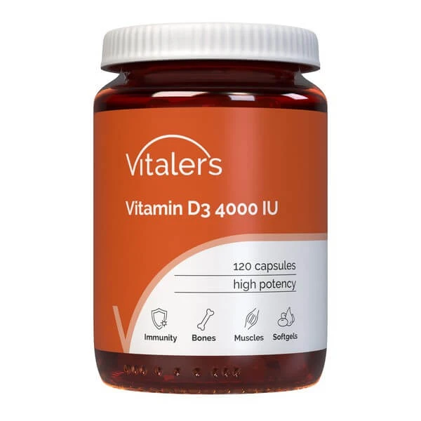 Vitaler's Vitamin D3 4000 IU, Kapseln, 120 Stk
