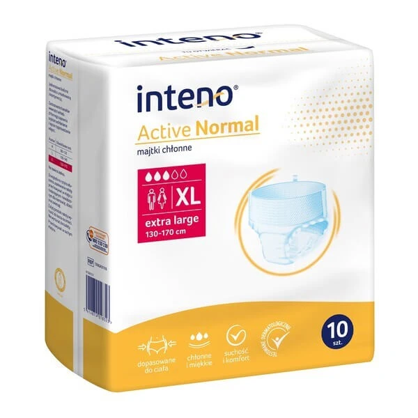 Inteno Active Normal, saugfähige Höschen, Größe XL, 10 Stück