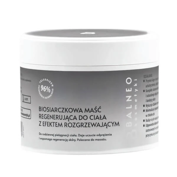 Balneokosmetik, Biosulfid-Körpersalbe, regenerierend und wärmend, 250 ml