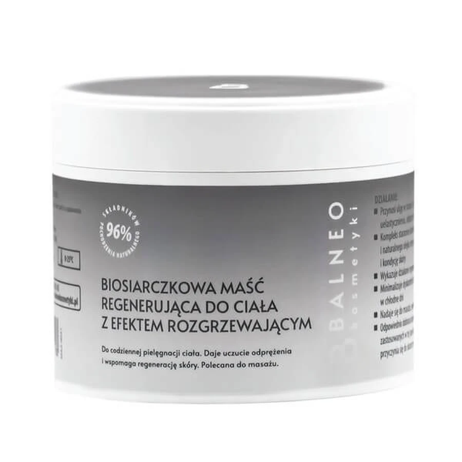 Balneokosmetics, unguent de corp cu biosulfură, regenerant și încălzitor, 250 ml