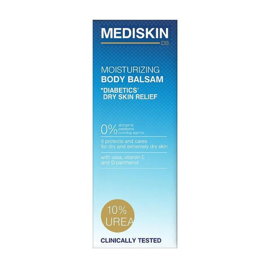 Mediskin DB, lotion corporelle avec 10% d'urée, 200 ml