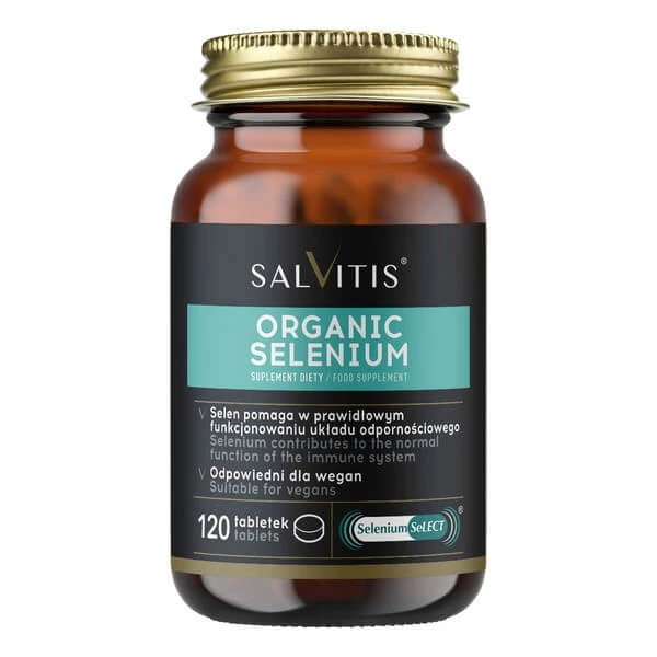 Salvitis Organisches Selen (Organisches Selen), Filmtabletten, 120 Stück