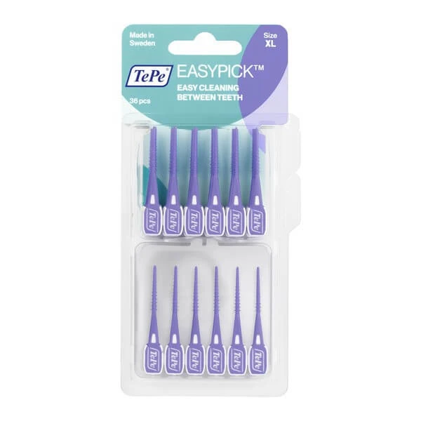 TePe EasyPick, xl Silikon-Zahnstocher, 36 Stück