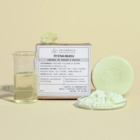 Calendula Modern Self Care, balsam de păr cub, orez pe lapte, 80 g