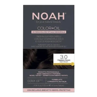 NOAH Color in Oil, vopsea de păr, 3.0 Castaniu închis, 135 ml