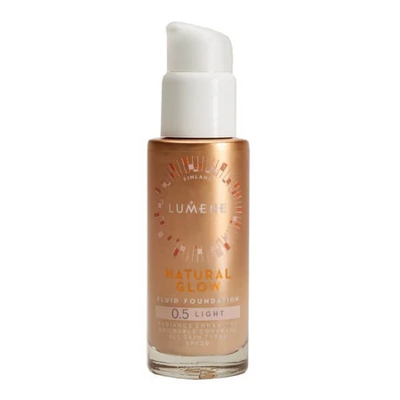 Lumene Natural Glow, fond de ten iluminator SPF 20, 0.5 Light, 30 ml