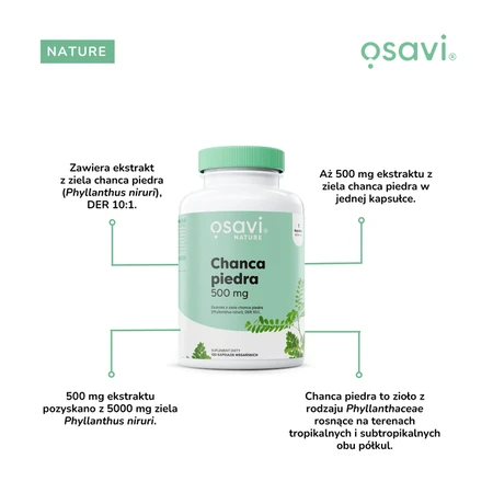Osavi Chanca piedra 500 mg, capsule tari, 120 buc.
