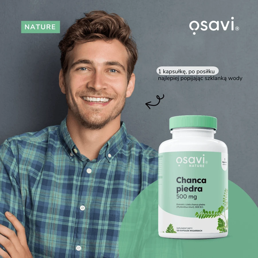 Osavi Chanca piedra 500 mg, capsule tari, 120 buc.