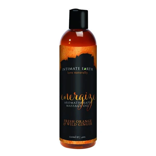 Intimate Earth Energize Aromatherapy Massageöl, 120 ml