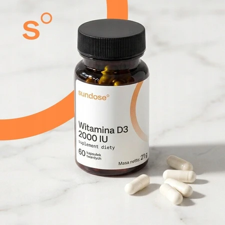 Sundose Vitamine D3 2000 IU, gélules, 60 pcs.