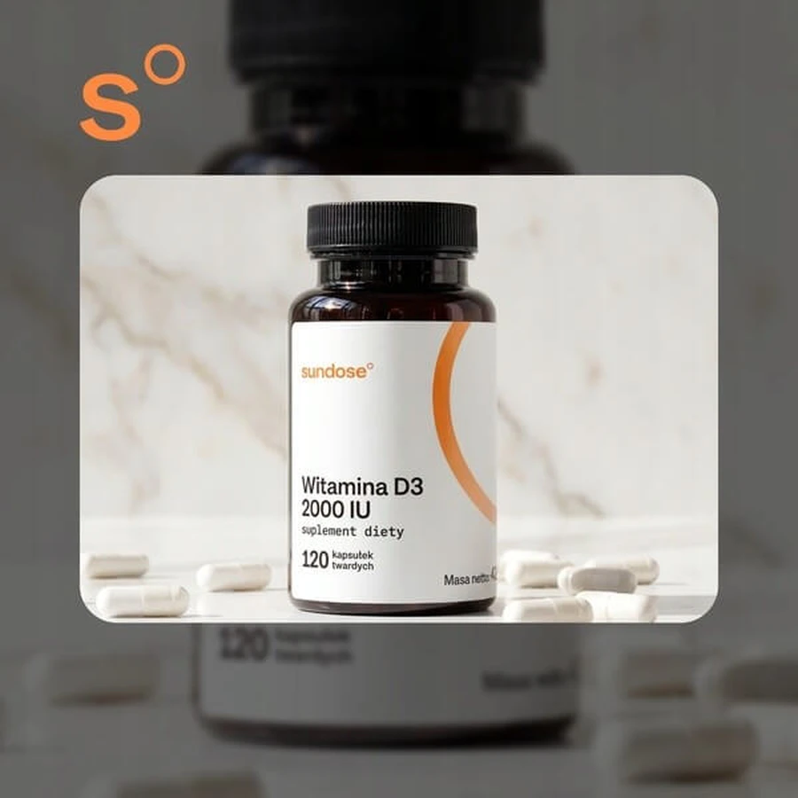 Sundose Vitamine D3 2000 IU, gélules, 60 pcs.