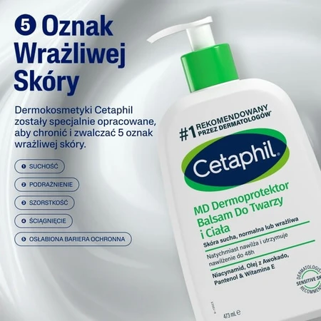Cetaphil MD Dermoprotector, lozione idratante per viso e corpo, 473 ml