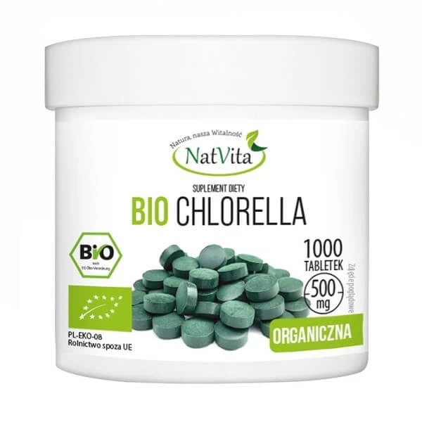 NatVita Bio Chlorella, Tabletten, 1000 Stück