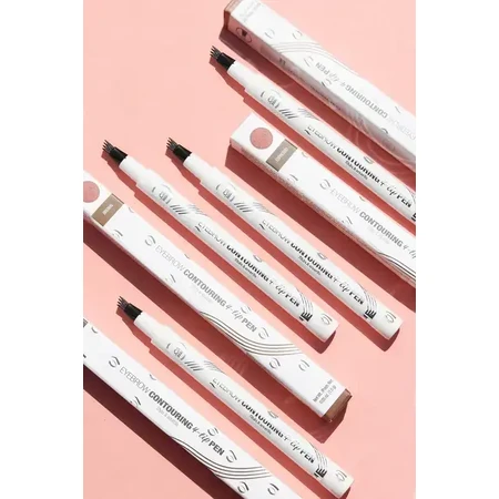 J.Cat Beauty Eyebrow Contouring 4 - Tip Pen, stilou de precizie pentru conturarea sprâncenelor 102 Brown, 1.5 g