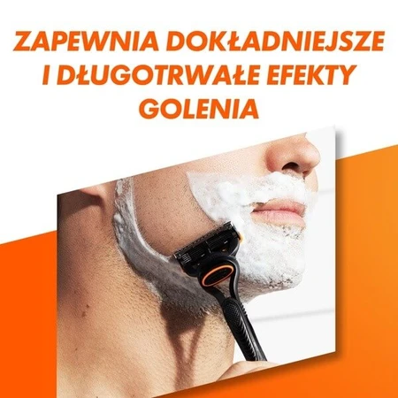 Set Gillette, aparat de ras Fusion5 + Fusion, gel de ras pentru piele sensibilă, 200 ml